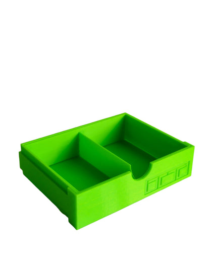 Green Half Drawer Insert in Drawer