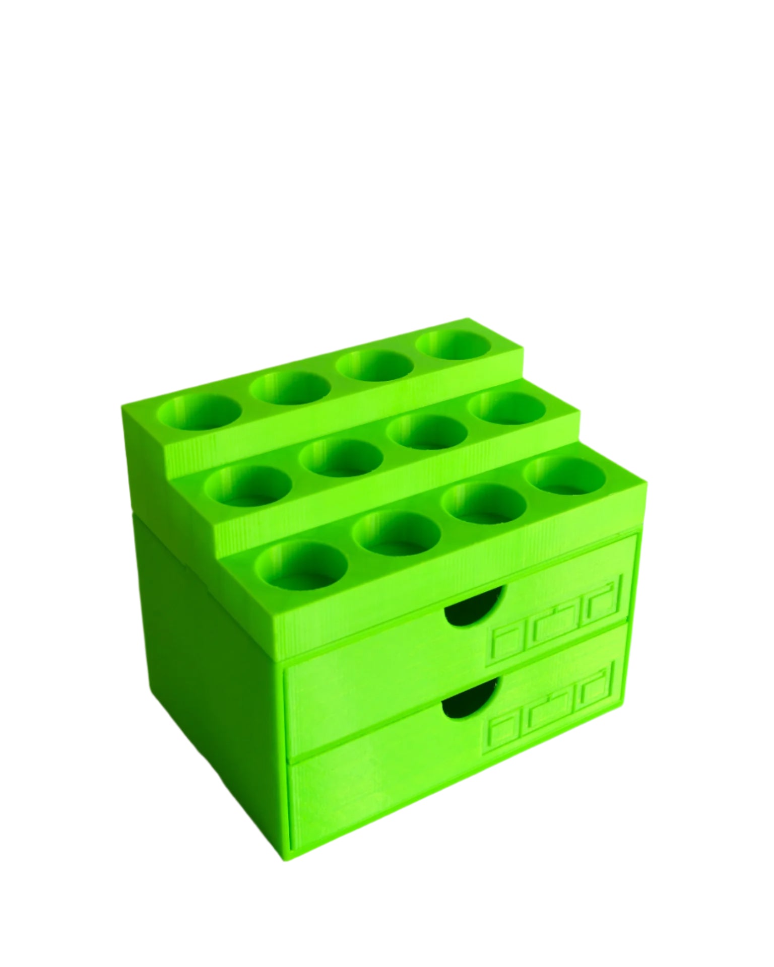 TattooTrunk 2oz InkDeck in Electric Lime with TrunkBase
