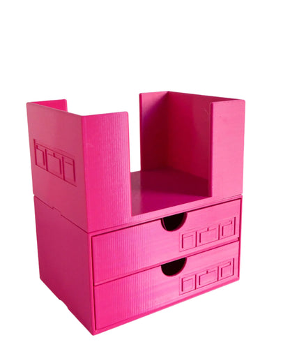 TattooTrunk BibDeck in Peony Pink on TrunkBase