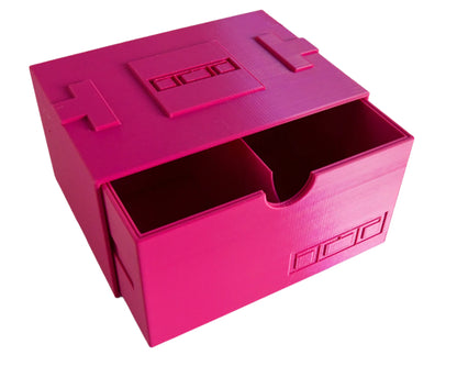 TattooTrunk Full Drawer Insert in Peony Pink in TrunkBase