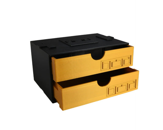 TattooTrunk Half Drawer in GoldenEye in TrunkBase