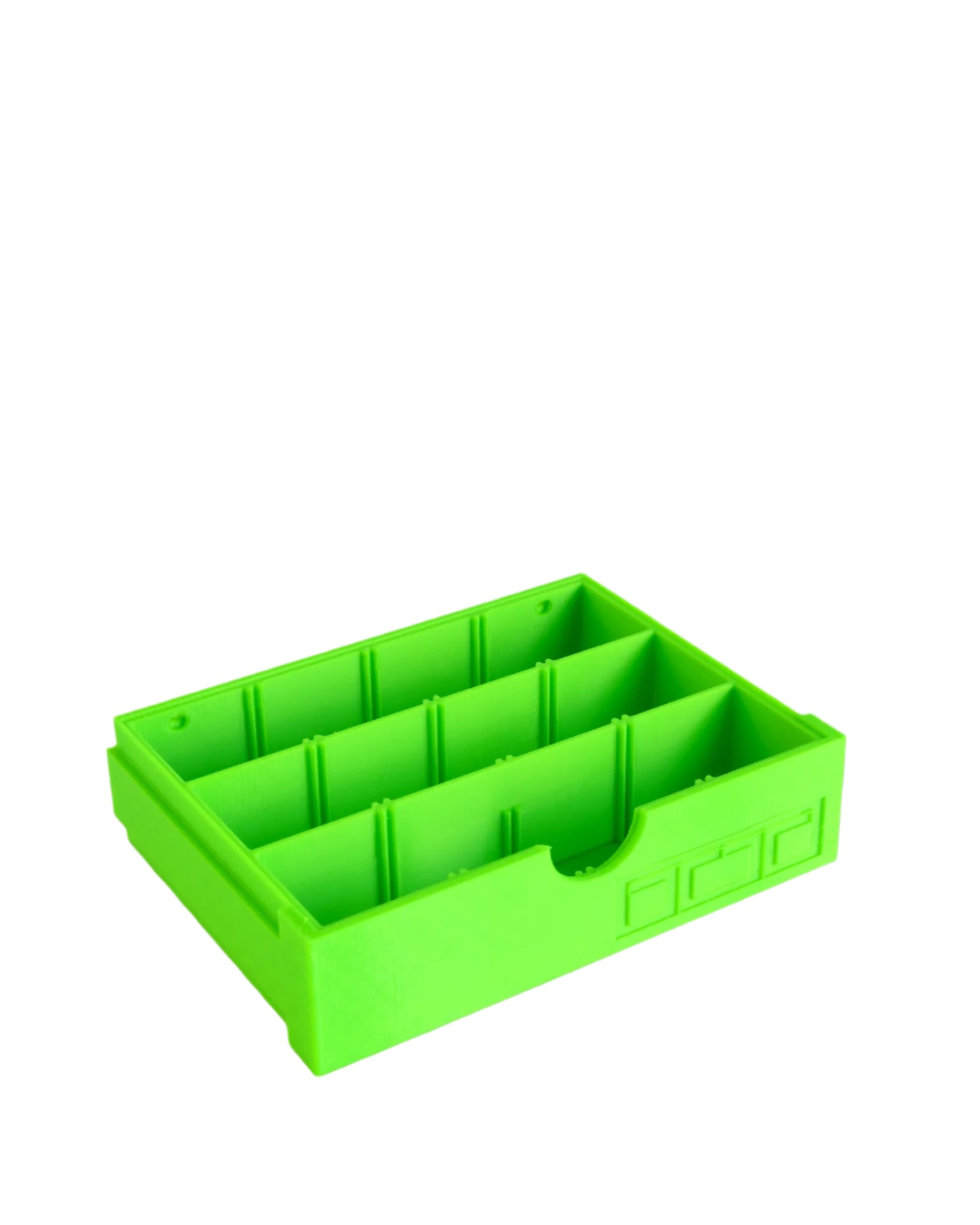 TattooTrunk Machine Insert in Electric Lime in Half Drawer