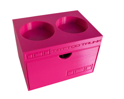 TattooTrunk WashDeck in Peony Pink with TrunkBase